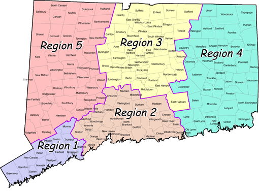 map of connecticut towns and counties. it the towns map ct of on